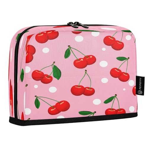 JUMBEAR Federmäppchen, großes Fassungsvermögen, Schreibwaren, Schreibtisch-Organizer, Kosmetiktasche mit Reißverschluss, für Schule, Büro, Reisen von JUMBEAR