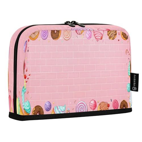 JUMBEAR Federmäppchen mit Eiscreme-Design, großes Fassungsvermögen, Stifteetui, Schreibwaren, Schreibtisch-Organizer, Kosmetiktasche mit Reißverschluss, für Schule, Büro, Reisen JUMBEAR Federmäppchen mit Eiscreme-Design, großes Fassungsvermögen, Stifteetui, Schreibwaren, Schreibtisch-Organizer, Kosmetiktasche mit Reißverschluss, für Schule, Büro, Reisen von JUMBEAR