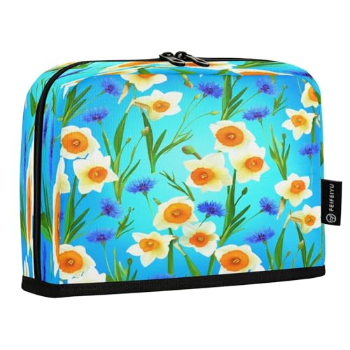 JUMBEAR Federmäppchen mit Narzissen-Blume, großes Fassungsvermögen, Stifteetui, Schreibwaren, Schreibtisch-Organizer, Kosmetiktasche mit Reißverschluss, für Schule, Büro, Reisen JUMBEAR Federmäppchen mit Narzissen-Blume, großes Fassungsvermögen, Stifteetui, Schreibwaren, Schreibtisch-Organizer, Kosmetiktasche mit Reißverschluss, für Schule, Büro, Reisen von JUMBEAR