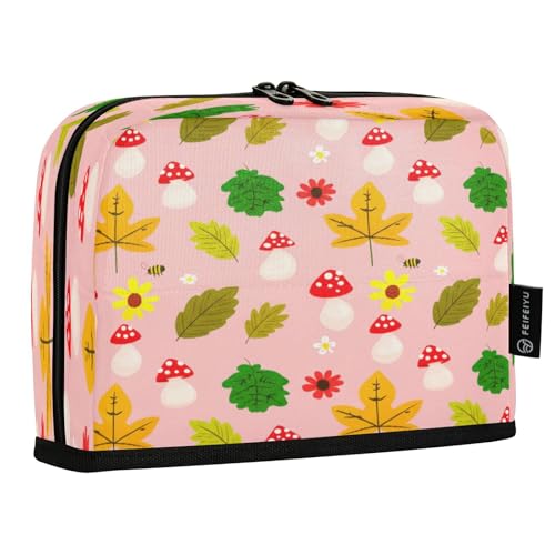 JUMBEAR Federmäppchen mit niedlichem Pilz, großes Fassungsvermögen, Stifteetui, Tasche, Halter, Schreibwaren, Schreibtisch-Organizer, Kosmetiktasche mit Reißverschluss für Schule, Büro, Reisen JUMBEAR Federmäppchen mit niedlichem Pilz, großes Fassungsvermögen, Stifteetui, Tasche, Halter, Schreibwaren, Schreibtisch-Organizer, Kosmetiktasche mit Reißverschluss für Schule, Büro, Reisen von JUMBEAR