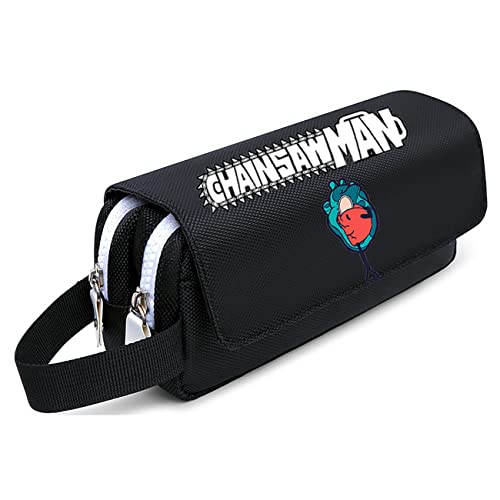 JUMBOZ Chains-aw Man Stiftetasche, Große Kapazität 3D Druck Mäppchen, Schule Bleistifte Organizer Mäppchen Portable Federmappe -22 * 8 * 10cm||Multicolor 13 von JUMBOZ