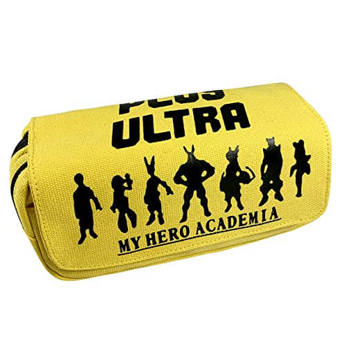 JUMBOZ My He-ro Academ-ia Pencil Case, Stifte Etui Mäppchen, Schule Bleistifte Organizer Mäppchen Portable Federmappe -20x10x7.5cm||Multicolor 21 von JUMBOZ