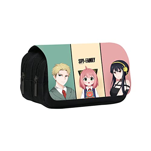 JUMBOZ SP-Y×FAMI-LY Jungs Federtasche, Etui Federmappe, Anime Federmäppchen für Kinder Junge Schule Zuhause Büro Lieferungen Speicher Beutel -20 * 10 * 7.5cm||Multicolor 2 von JUMBOZ