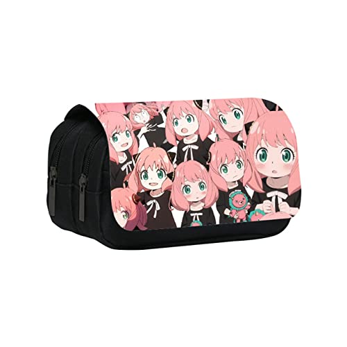 JUMBOZ SP-Y×FAMI-LY Jungs Federtasche, Etui Federmappe, Anime Federmäppchen für Kinder Junge Schule Zuhause Büro Lieferungen Speicher Beutel -20 * 10 * 7.5cm||Multicolor 2 von JUMBOZ