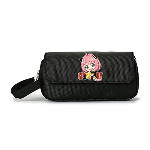 JUMBOZ SP-Y×FAMI-LY Mäppchen, Doppelreißverschlüsse Federtasche, Große Kapazität Briefpapier Pouch Stifte Etui -20.5 * 9.5 * 5.5cm||Multicolor 2 von JUMBOZ