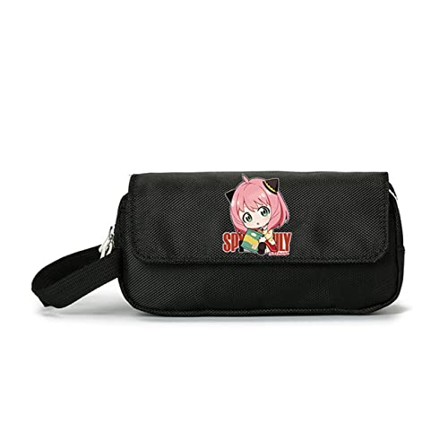 JUMBOZ SP-Y×FAMI-LY Mäppchen, Doppelreißverschlüsse Federtasche, Große Kapazität Briefpapier Pouch Stifte Etui -20.5 * 9.5 * 5.5cm||Multicolor 2 von JUMBOZ