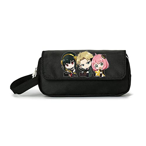 JUMBOZ SP-Y×FAMI-LY Mäppchen, Doppelreißverschlüsse Federtasche, Große Kapazität Briefpapier Pouch Stifte Etui -20.5 * 9.5 * 5.5cm||Multicolor 2 von JUMBOZ