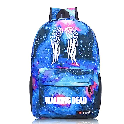 Kinderrucksack für Student The Walki-ng Dead, Grosse Kapazität Schulranzen mit Verstellbarer Schultergurt und Seitentaschen, Mode Wasserdicht Rucksäcke für Jungen Mädchen-E||45x31x13cm von JUMBOZ