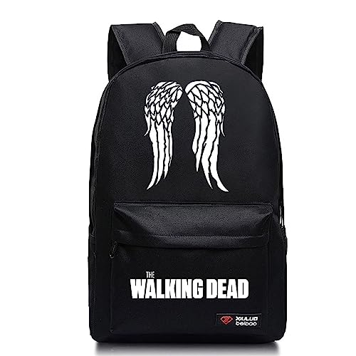 Kinderrucksack für Student The Walki-ng Dead, Grosse Kapazität Schulranzen mit Verstellbarer Schultergurt und Seitentaschen, Mode Wasserdicht Rucksäcke für Jungen Mädchen-G||45x31x13cm von JUMBOZ