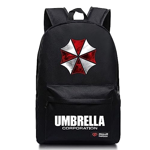 Rucksack Herren Resid.ent Evil, Bequem Multifunktional Schulranzen mit Aufdruck, Mode Schulrucksack Lässiger Tagesrucksack für Jungen Mädchen-Multicolor 1||45x31x13cm von JUMBOZ