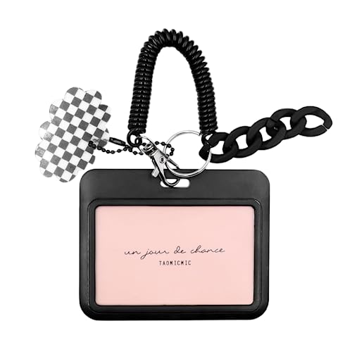 JUMISEE Klares Acryl Kpop Photocard Halter Schwarz Kreditkarte Schutzhülle Foto Display Halter Tasche Anhänger Schlüsselanhänger von JUMISEE