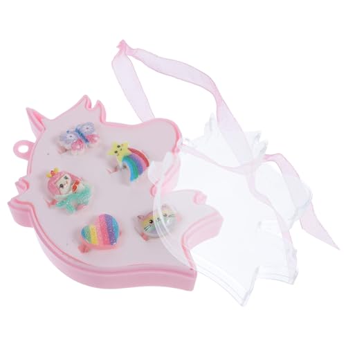 JUMPLAWN 1 Schachtel Einstellbare Ringe für Mädchen Bunte Einhorn Ringe Schmuckset für Geburtstagsgeschenke Party Accessoires für Kleine Mädchen JUMPLAWN 1 Schachtel Einstellbare Ringe für Mädchen Bunte Einhorn Ringe Schmuckset für Geburtstagsgeschenke Party Accessoires für Kleine Mädchen von JUMPLAWN
