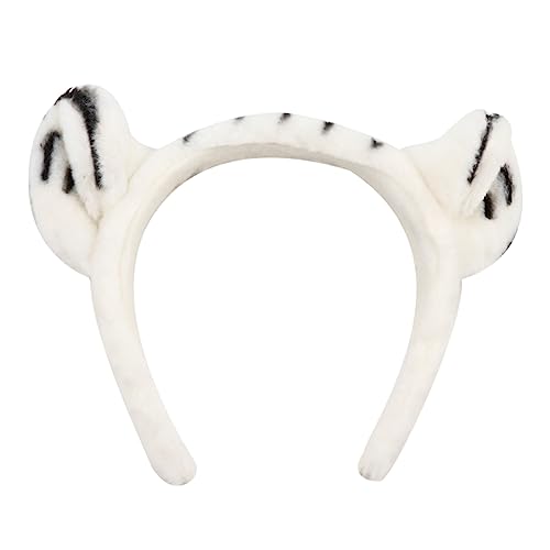 JUMPLAWN Haarband Weiss Weißer Tiger Ohren Tiger Ohren Weiß Weißes Haarband Schöne Kopfbedeckung Kopfbedeckung Haar-requisite Für Laden Foto-requisite Kreative von JUMPLAWN