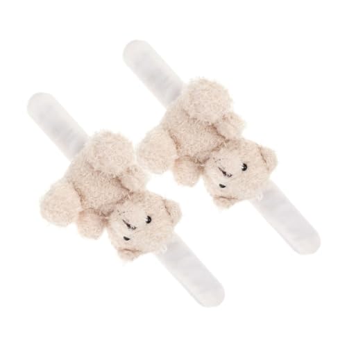 JUMPLAWN 2 Stück Plüsch Slap Wrist Band Tier Dekoration für Partys Leicht Anzubringen Bequem Langlebig und Sicher für Geburtstagsfeiern und Kostümpartys von JUMPLAWN