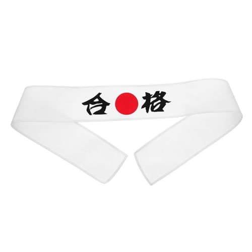 JUMPLAWN Japanisches Stirnband Mit Kanji Und Sonnenmotiv Vielseitig Tragbar Für Karate Samurai-kostüme Und Sportveranstaltungen Aus Weichem Material Für Hohen Tragekomfort von JUMPLAWN