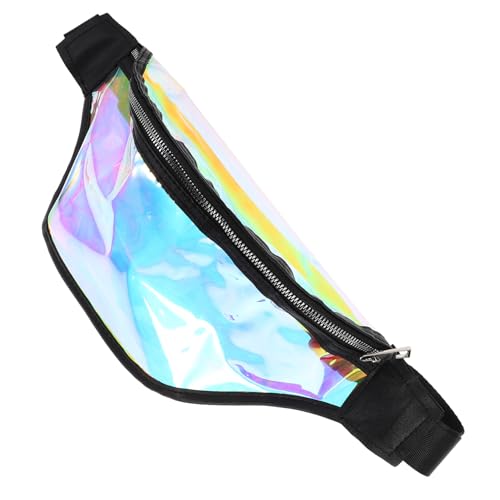 JUMPLAWN wasserdichte Kleine Bauchtasche Damen Verstellbar Vielseitig Tragbar für Sport Reisen Telefon Aufbewahrung Modische Gürteltasche Schwarz von JUMPLAWN