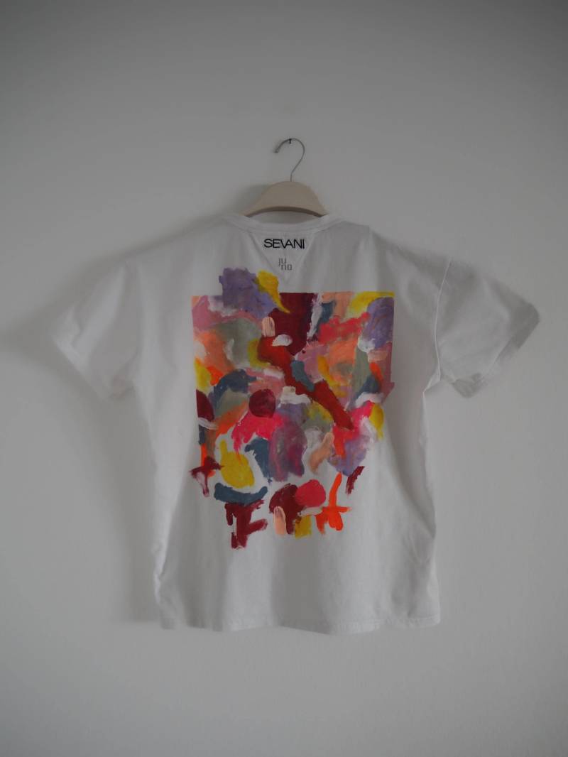 Shirt Unisex, Von Hand Bemalt Größe L von bystudiobuehrer