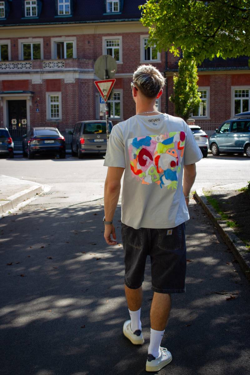 Shirt Unisex, Von Hand Bemalt Größe Xl von bystudiobuehrer