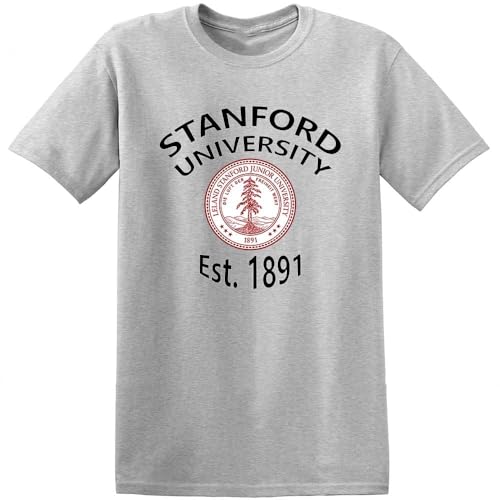 JUNDAOFU Stanford University Est 1891 T-Shirt Grey S Grey3XL von JUNDAOFU