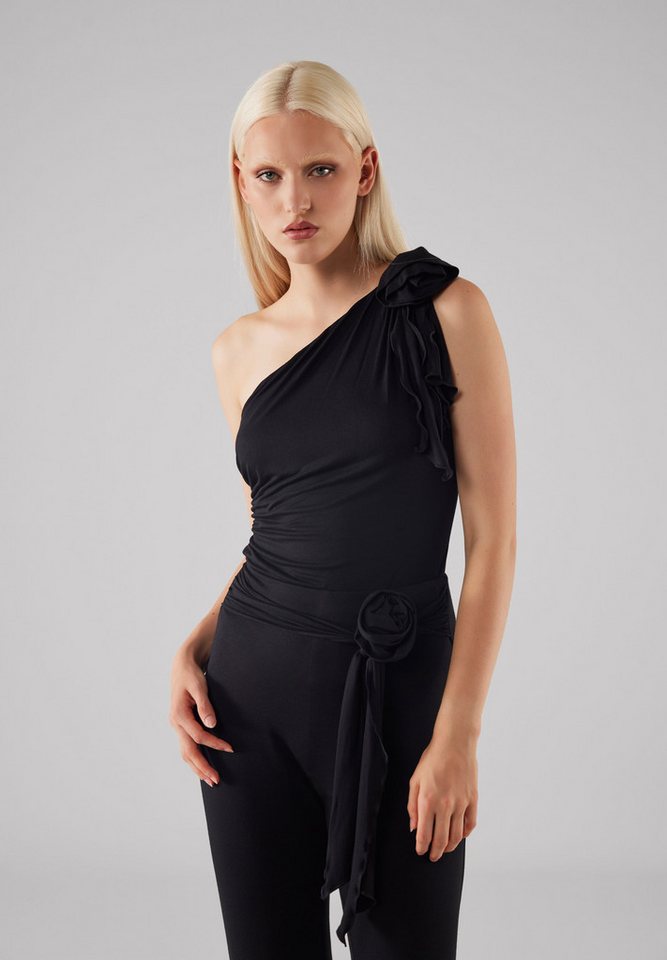 JUNEFRIDAYS Chiffonbluse BLUSE Figurbetonte Passform von JUNEFRIDAYS