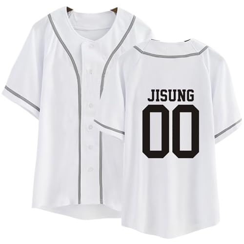 Stray Kids Shirt Felix Bangchan Hyunjin Lee Know Button Down Short Sleeve Shirts Straykids Jersey for Women von JUNG KOOK