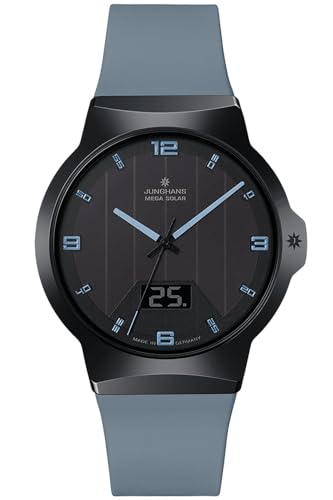 JUNGHANS Funk-Solar Herrenuhr Force Mega Solar Eisgrau 18/1401.00 von JUNGHANS