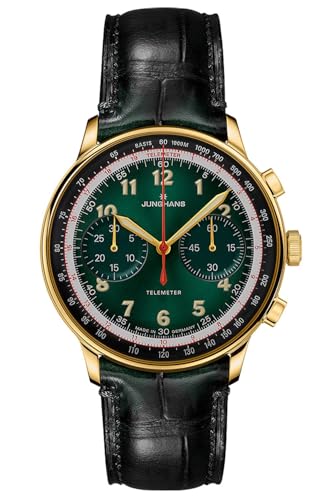 JUNGHANS Herren-Uhr Automatik Telemeter Edition Schwarz/Grün 27/5588.02 von JUNGHANS