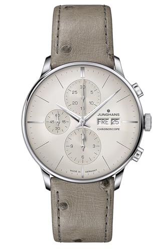 JUNGHANS Meister Chronoscope Herrenuhr Automatik Grau 27/4223.02 von JUNGHANS
