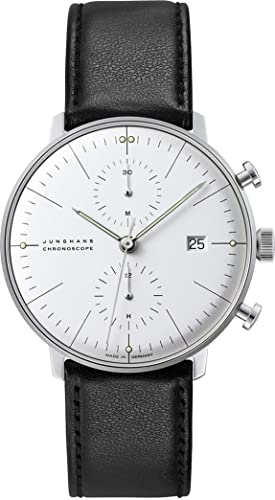 JUNGHANS max Bill Chronoscope Herrenuhr mit Saphirglas 027/4600.02 von JUNGHANS