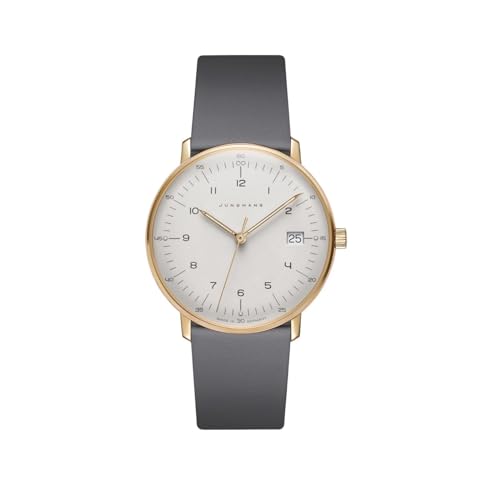 JUNGHANS max Bill Damenuhr mit Saphirglas Grau/Goldfarben 47/7854.02 JUNGHANS max Bill Damenuhr mit Saphirglas Grau/Goldfarben 47/7854.02 von JUNGHANS