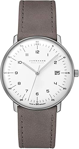 JUNGHANS max Bill Herren-Funkuhr Mega Solar Titan 59/2021.02 von JUNGHANS