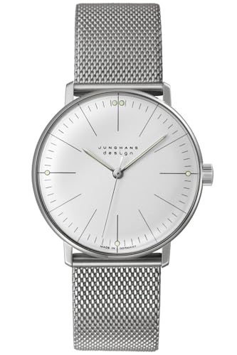 JUNGHANS max Bill Unisex-Armbanduhr Handaufzug mit Saphirglas 27/3004.46 von JUNGHANS