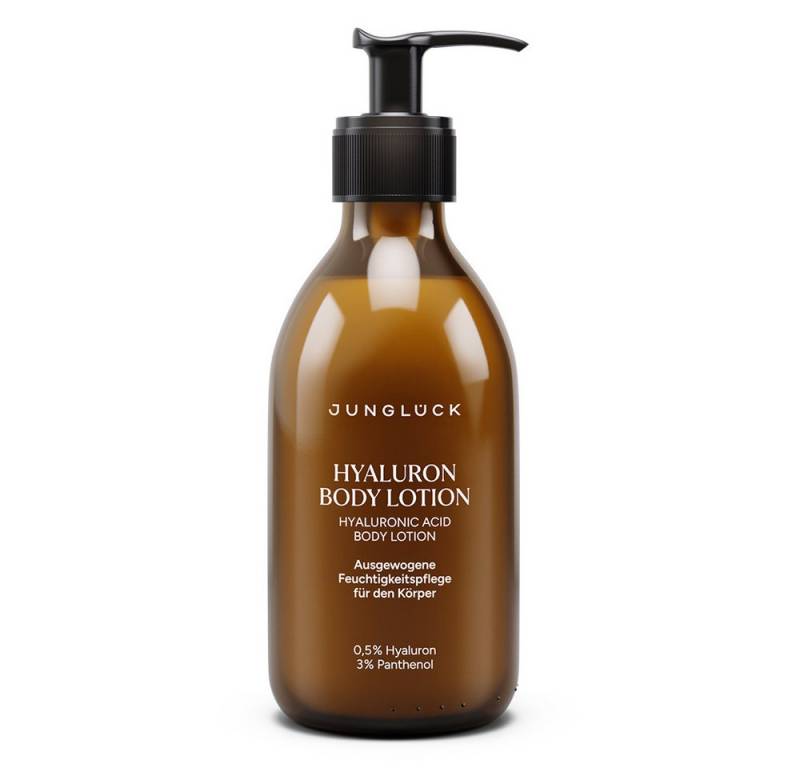 JUNGLÜCK Bodylotion Hyaluron Body Lotion, 1-tlg., Ausgewogene Feuchtigkeitspflege für den Körper JUNGLÜCK Bodylotion Hyaluron Body Lotion, 1-tlg., Ausgewogene Feuchtigkeitspflege für den Körper von JUNGLÜCK