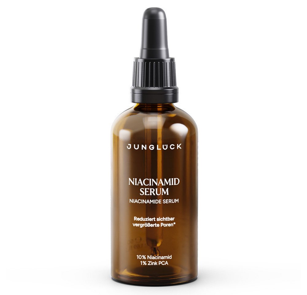 JUNGLÜCK Gesichtsserum Niacinamid Serum, 1-tlg., Reduziert sichtbar vergrößerte Poren JUNGLÜCK Gesichtsserum Niacinamid Serum, 1-tlg., Reduziert sichtbar vergrößerte Poren von JUNGLÜCK