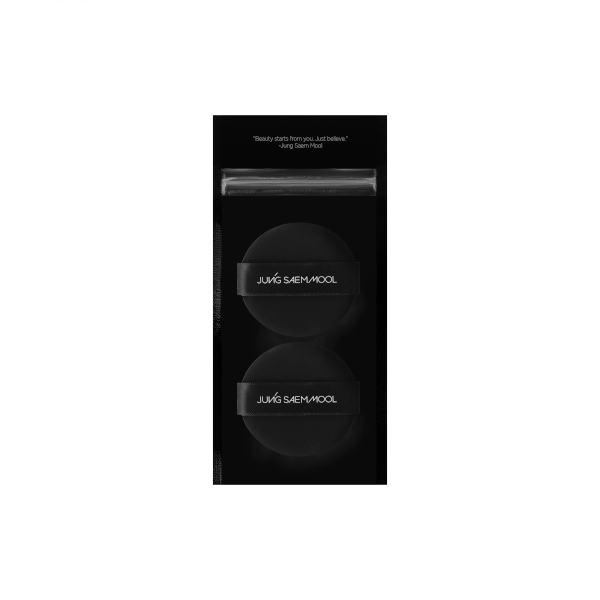 JUNGSAEMMOOL - Cushion Puff Set -2pcs - Black von JUNGSAEMMOOL