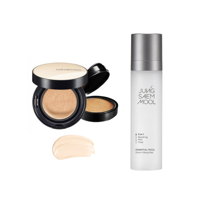 JUNGSAEMMOOL - Essential Skin Nuder Cushion SPF50+ PA+++ (With Refill) - 14g+14g - 13 Fair (1ea) + Essential Mool Micro... von JUNGSAEMMOOL