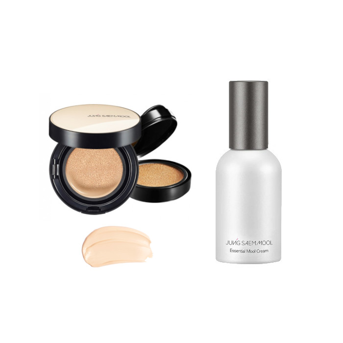 JUNGSAEMMOOL - Essential Skin Nuder Cushion SPF50+ PA+++ (With Refill) - 14g+14g - 17 Fair-Light (1ea) + Essential Mool Cream... von JUNGSAEMMOOL