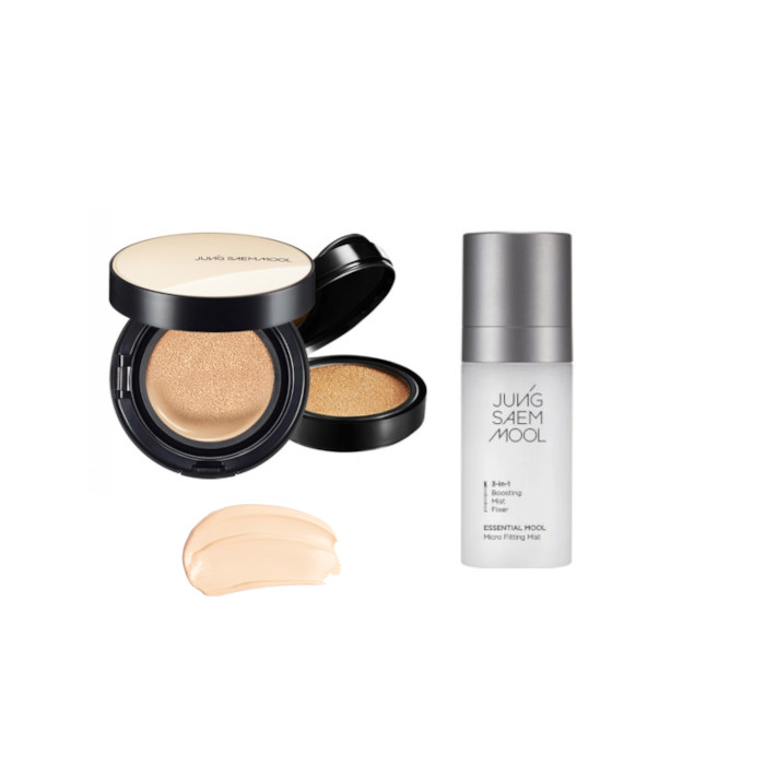 JUNGSAEMMOOL - Essential Skin Nuder Cushion SPF50+ PA+++ (With Refill) - 14g+14g - 17 Fair-Light (1ea) + Essential Mool Micro... von JUNGSAEMMOOL