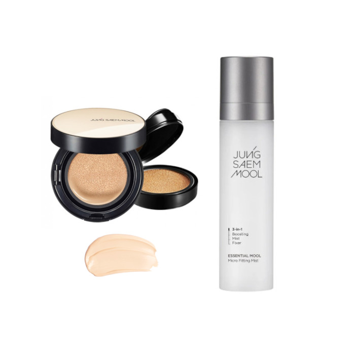 JUNGSAEMMOOL - Essential Skin Nuder Cushion SPF50+ PA+++ (With Refill) - 14g+14g - 17 Fair-Light (1ea) + Essential Mool Micro... von JUNGSAEMMOOL