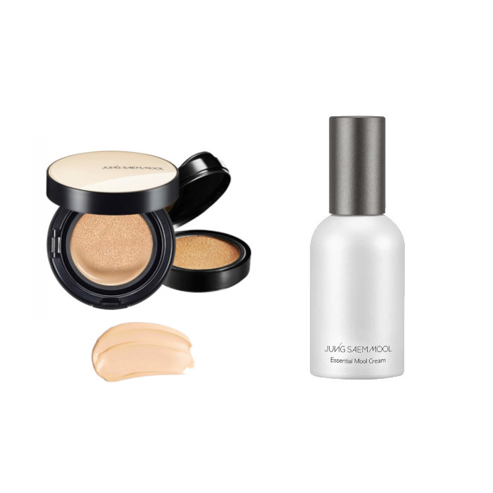 JUNGSAEMMOOL - Essential Skin Nuder Cushion SPF50+ PA+++ (With Refill) - 14g+14g - 19 N-Light (1ea) + Essential Mool Cream -... von JUNGSAEMMOOL