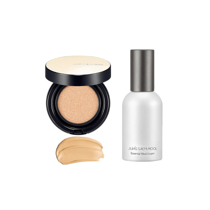 JUNGSAEMMOOL - Essential Skin Nuder Cushion SPF50+ PA+++ - 14g - 21 Medium (1ea)+ Essential Mool Cream - 30ml (1ea) Set von JUNGSAEMMOOL