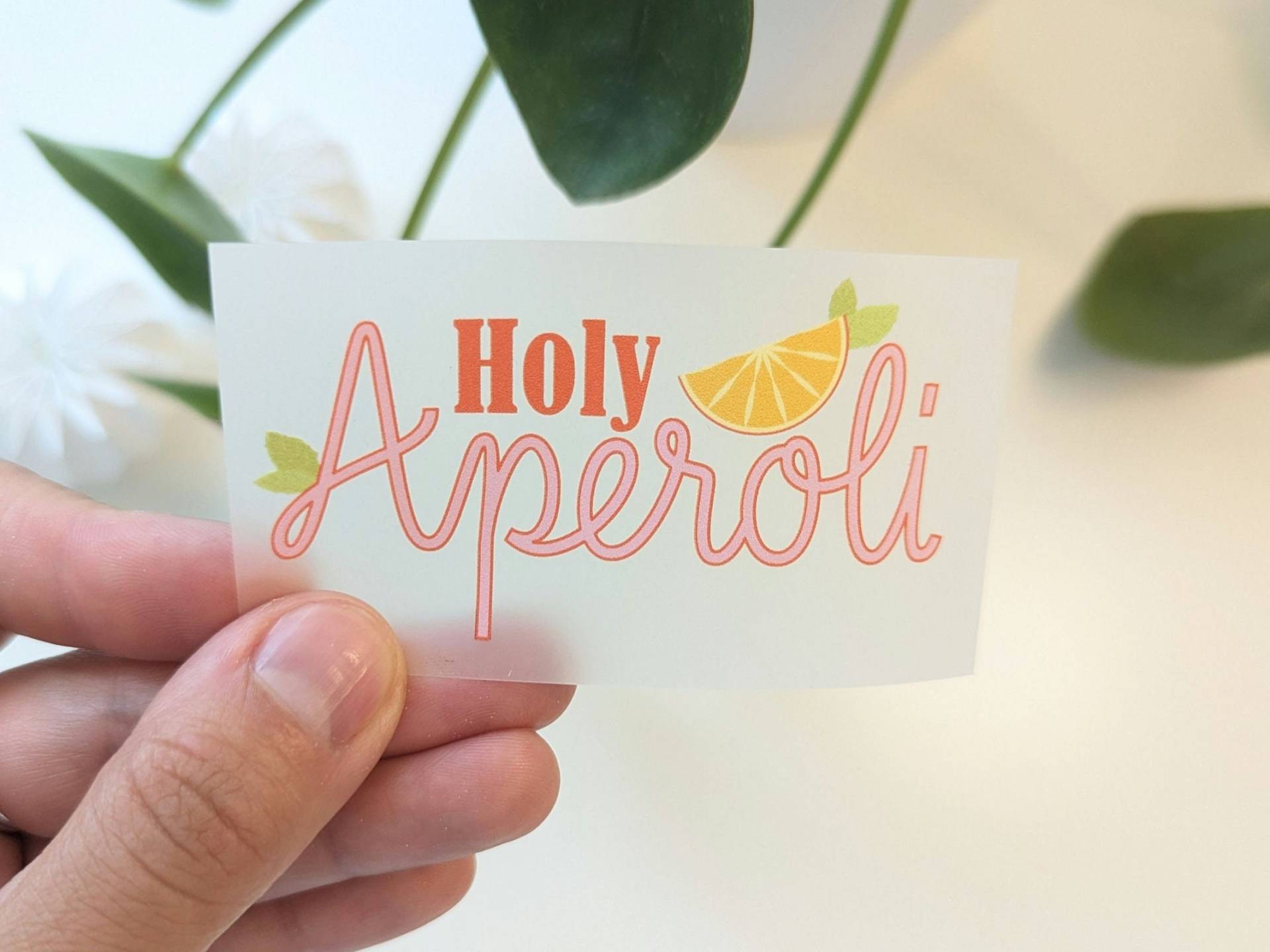 Bügelbild Holy Aperoli | Schönes Sommer-Motiv Für Aperol-Fans Shirt & Jga von JUNIQIND