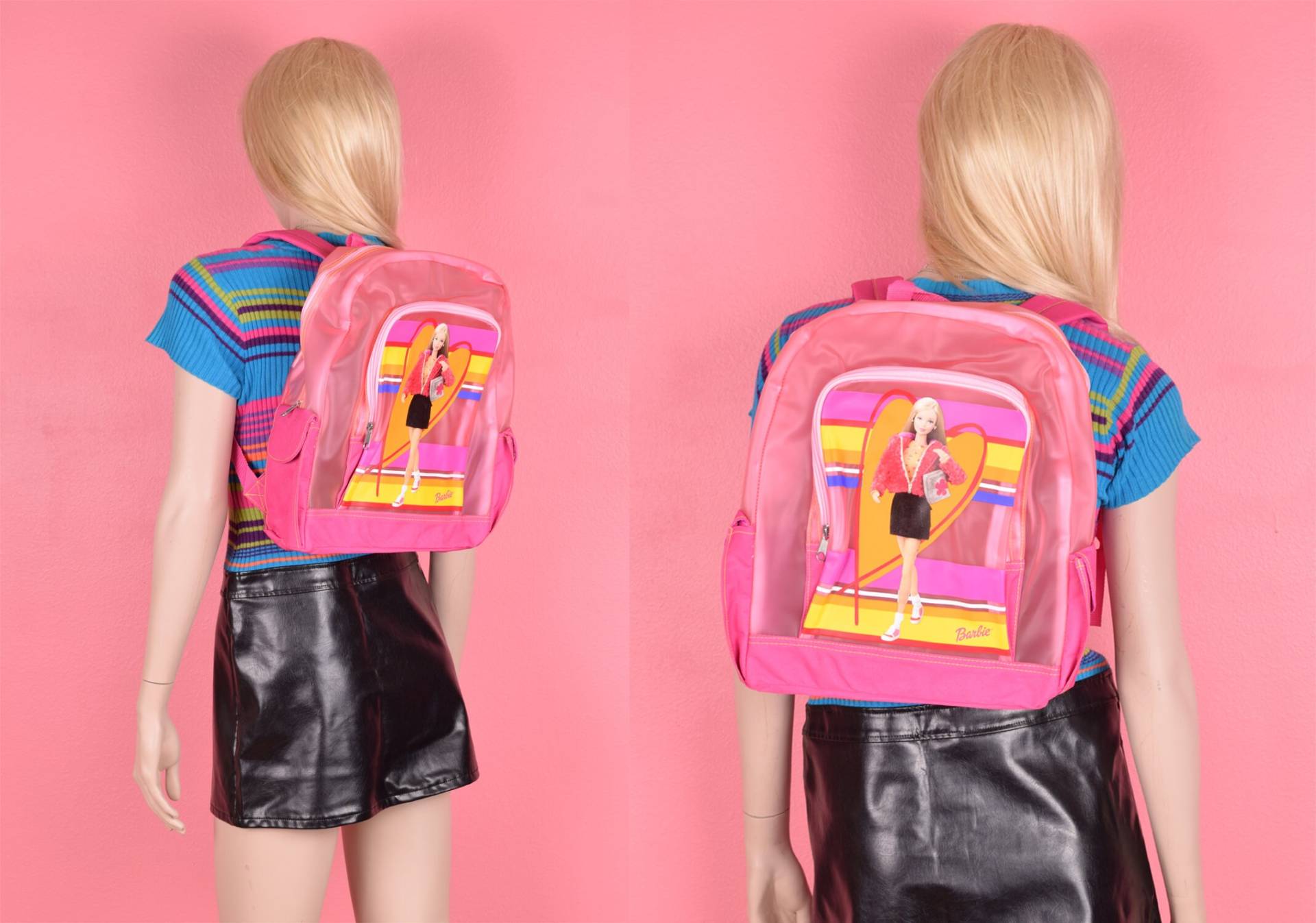 Y2K Deadstock Barbie Rucksack/ 2000 von JUNKKYARD