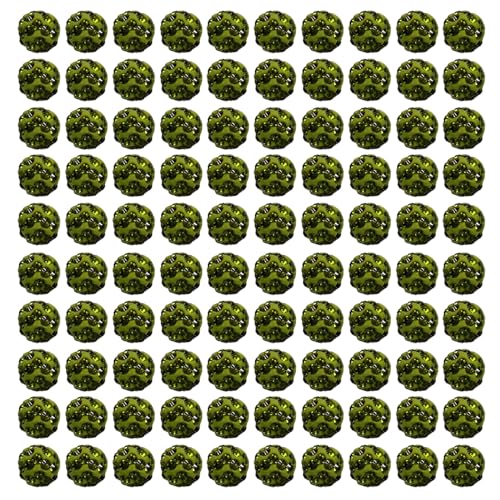 JUNNASALIKER 100 Pcs 10 Mm Funkelnde Kristallperlen Set Weiche Und Fliegende Disco Kugel Tonperlen Strasssperlen Für Handgefertigtes Zubehör von JUNNASALIKER