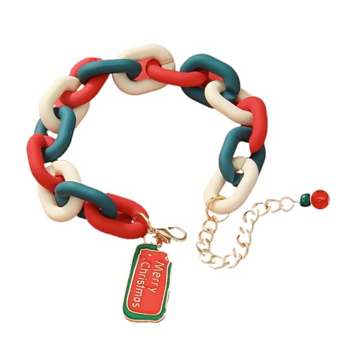 JUNNASALIKER Bells Charme Weihnachten Schmuck Einstellbare Länge Armband Weiches Ton Armband Accessoire Für Festliche Anlässe Und Veranstaltung JUNNASALIKER Bells Charme Weihnachten Schmuck Einstellbare Länge Armband Weiches Ton Armband Accessoire Für Festliche Anlässe Und Veranstaltung von JUNNASALIKER