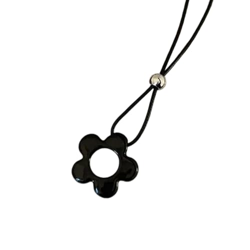 JUNNASALIKER Elegante Blütenhängerkette Mit Hohlen Designs Verstellbarer Neckketten Für Hochzeiten Und Besondere Anlässe von JUNNASALIKER