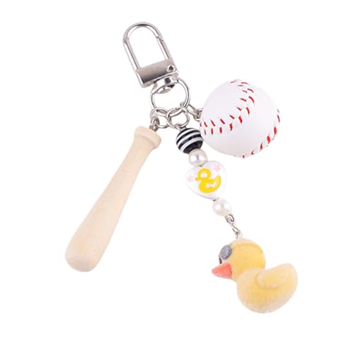 JUNNASALIKER Entzückende Gelbe Entenschlüsselkette Robuste Materialien Perfekt Für Schüler Und Täglich Spaßzubehör Für Taschen Oder Schlüssel Verwenden von JUNNASALIKER