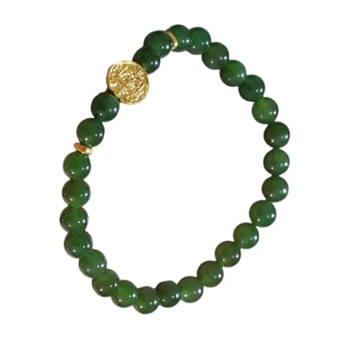 JUNNASALIKER Imitation Jades Perlenarmband Viel Glücksvermögen Handchain Für Modebegeisterte Handgefertigt Gewebt JUNNASALIKER Imitation Jades Perlenarmband Viel Glücksvermögen Handchain Für Modebegeisterte Handgefertigt Gewebt von JUNNASALIKER
