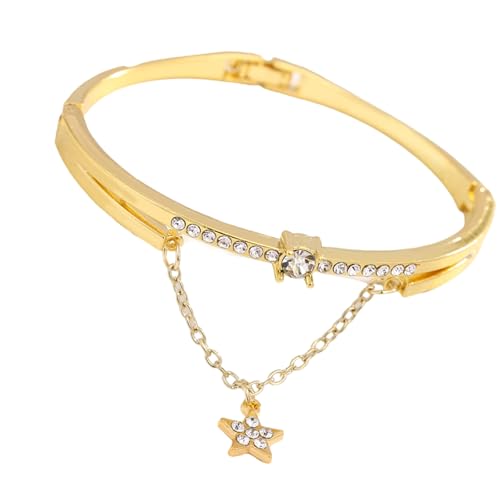 JUNNASALIKER Mode Vintage Armreifen Geometrische Armbänder Einzigartige Brautarmbandlegierungstextur Für Partys Und Tägliche Verschleiß Geeignet von JUNNASALIKER