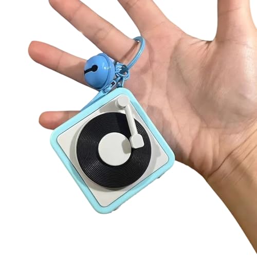 JUNNASALIKER Stylischer Vintage Recorder Keychain Charm Anhänger Zubehör Für Paar von JUNNASALIKER